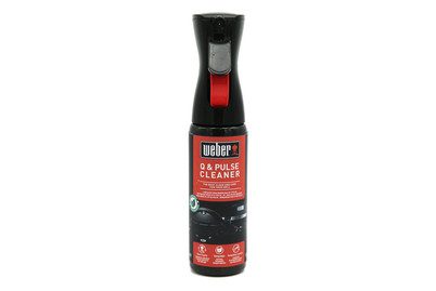 Weber Q und Pulse-Reiniger - 300 ml Nebelspray – Weber Grillbürste/Grillreiniger – schwarz