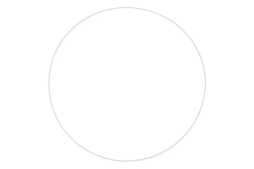 Glorex Metallring Weiss | ⌀ 45 cm