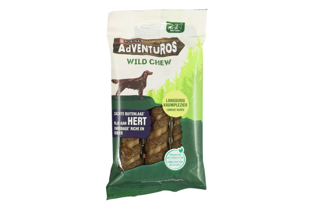 Adventuros Hundesnack Wild Chew Hirsch Small