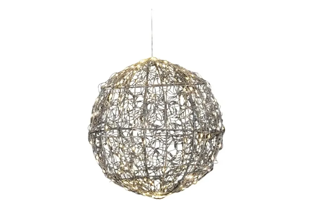 LED Metallkugel klein 30cm