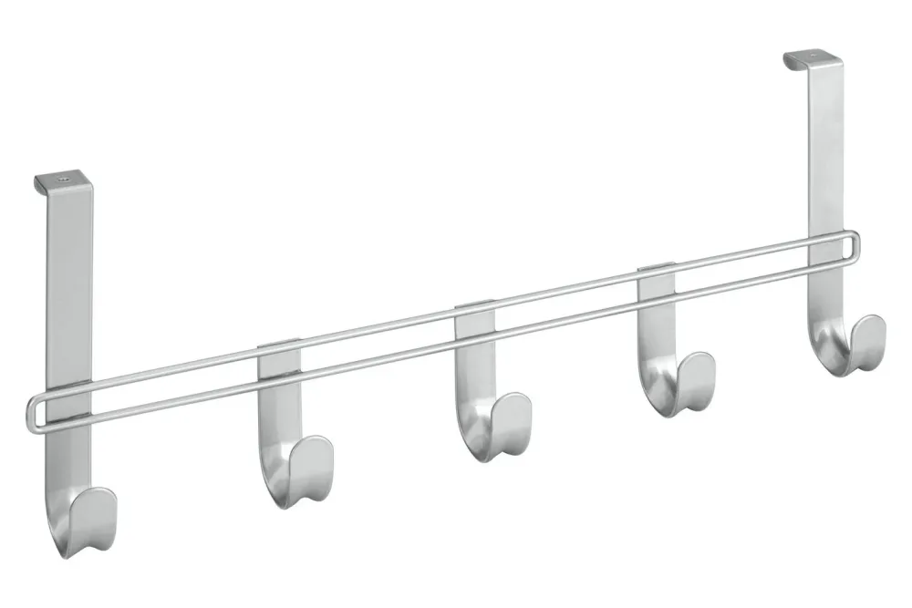 Metaltex Türhängeleiste mit 5 Haken | 42 × 16 × 4 cm