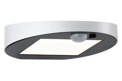 Paulmann 94247 Ryse Solar-Außenwandleuchte mit Bewegungsmelder EEK: A (A - G) 1.2 W Warmweiß Weiß