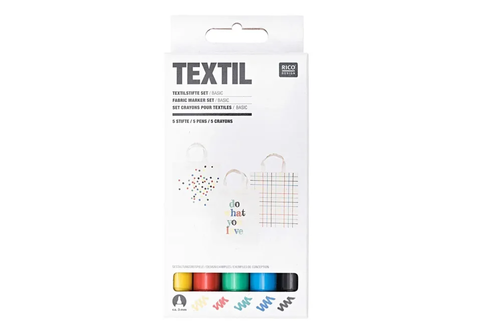 Rico Design Textilstifte Set Basic