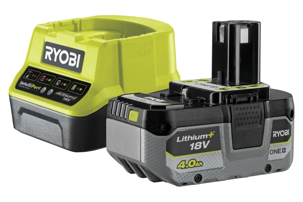 Ryobi Akku Starter-Kit Rc18120-140X Ladegerät und Akku | 18 V | 4.0 Ah