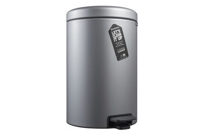 Brabantia-New Icon Tretabfalleimer 20L, Metallic Grey