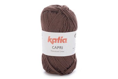 Katia Baumwollgarn Capri Kaffeebraun | 50 g