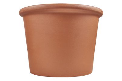 Deroma Pflanztopf Cilindro Bordato Terrakotta | ⌀ 33 × 25 cm