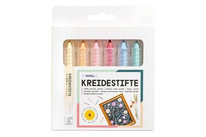 Folia Kreidestifte Farbig | 6 Stück