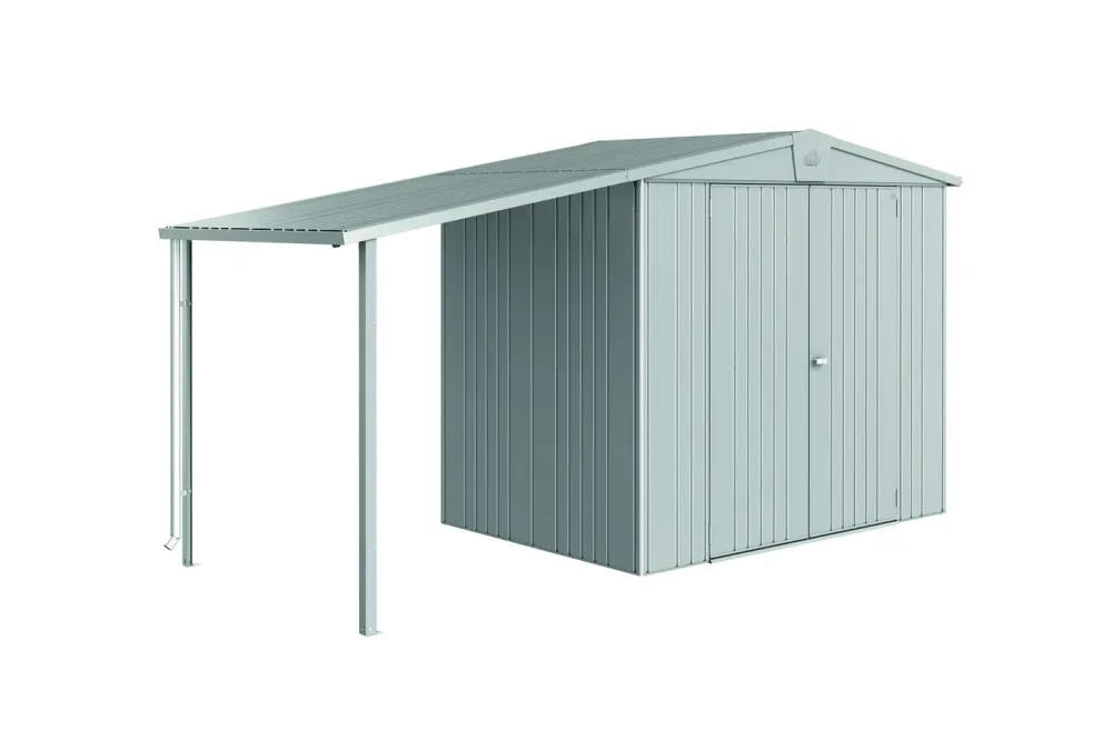 Biohort Seitendach für Gerätehaus Europa 2/3/4A Silber