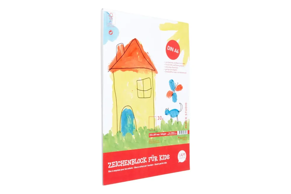 I AM Creative Zeichenblock für Kids | 30 Blatt