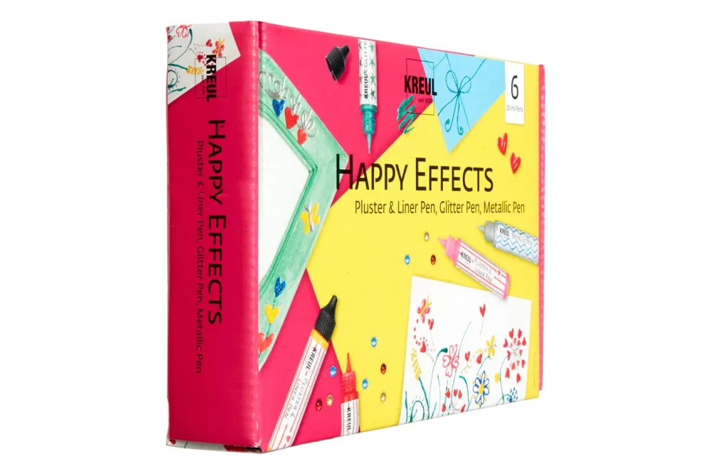 Kreul Effektfarben Happy Effects | 6 Stück