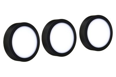 Paulmann LED-Schrankleuchte LED LED fest eingebaut 9 W Warmweiß Schwarz