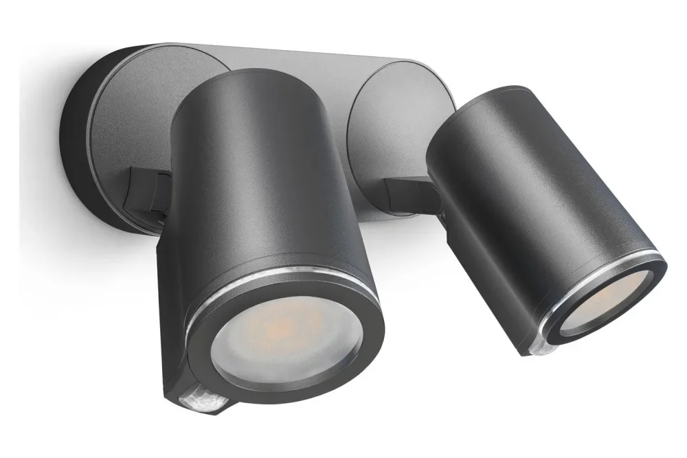 Steinel SPOT DUO S ANT 058647 LED-Außenstrahler mit Bewegungsmelder EEK: F (A - G) 14.95 W Leuchtfarben: Weiß