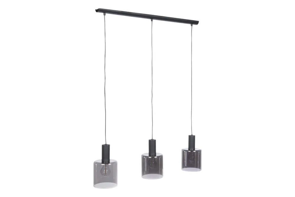 Eglo Pendelleuchte Gorosiba Schwarz | 120 W | 85 × 15 × 110 cm
