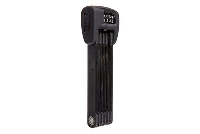 Abus Faltschloss Bordo Combo 6000C/90 LED Code mit Halter SH 6000/90 - schwarz