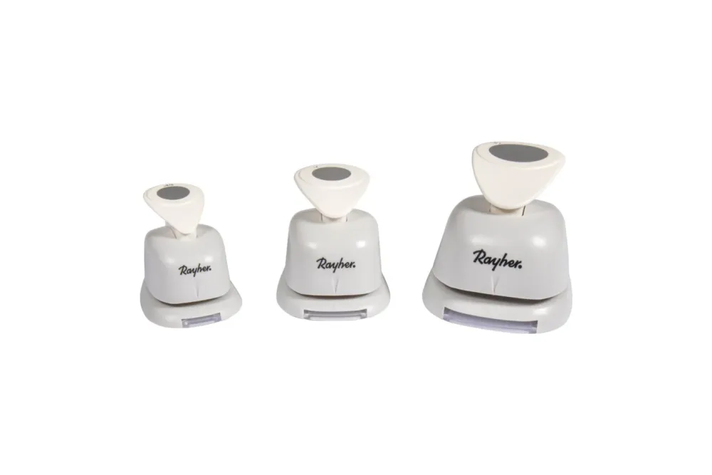 Rayher Motivstanzer Kreise | 1.6 | 2.5 | 3.8 cm | 3 Stück