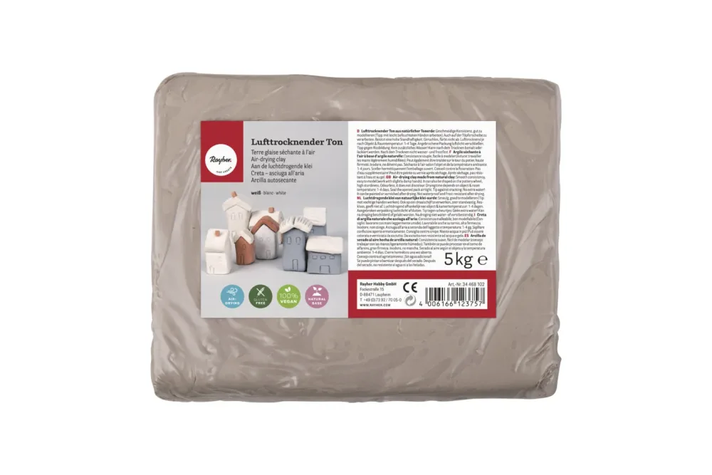 Rayher Lufttrocknender Ton | 5 kg