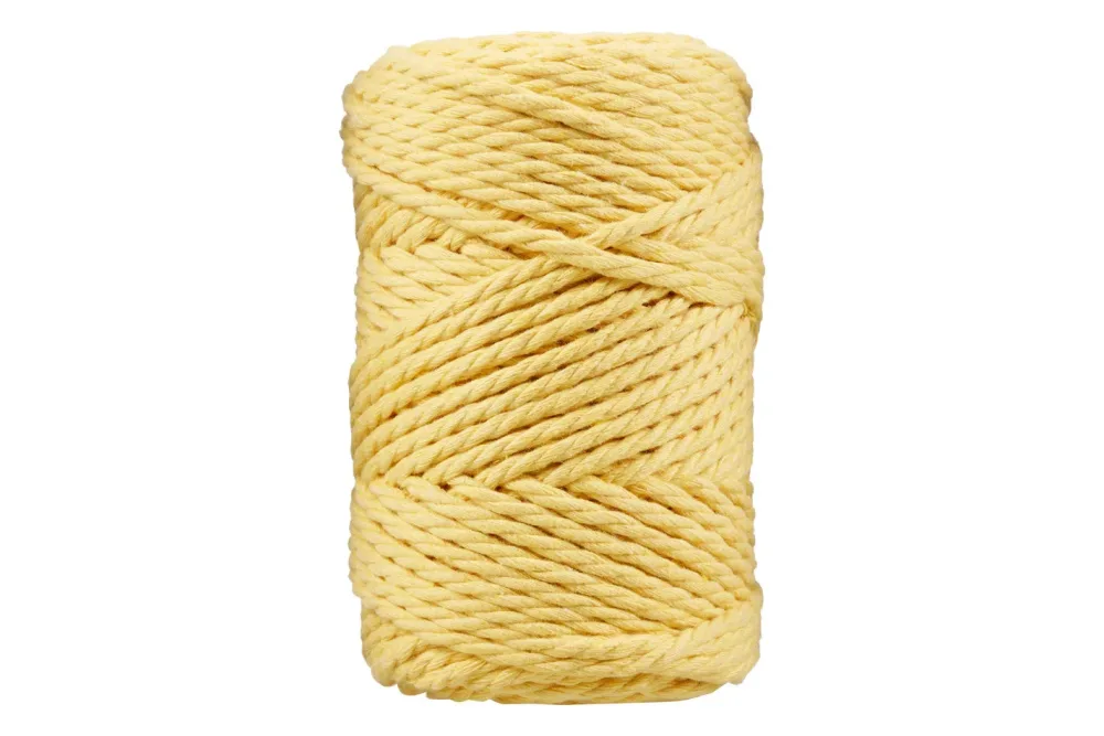 Glorex Makramee Rope Senfgelb | 3 mm | 250 g
