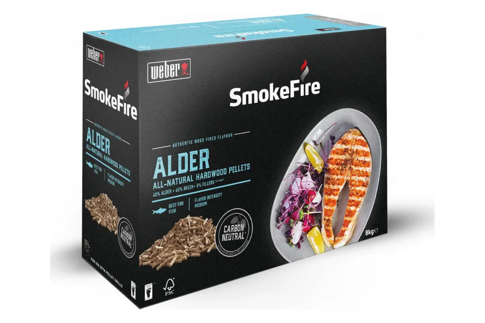 Weber Holzpellets Buche und Erle | 8 kg