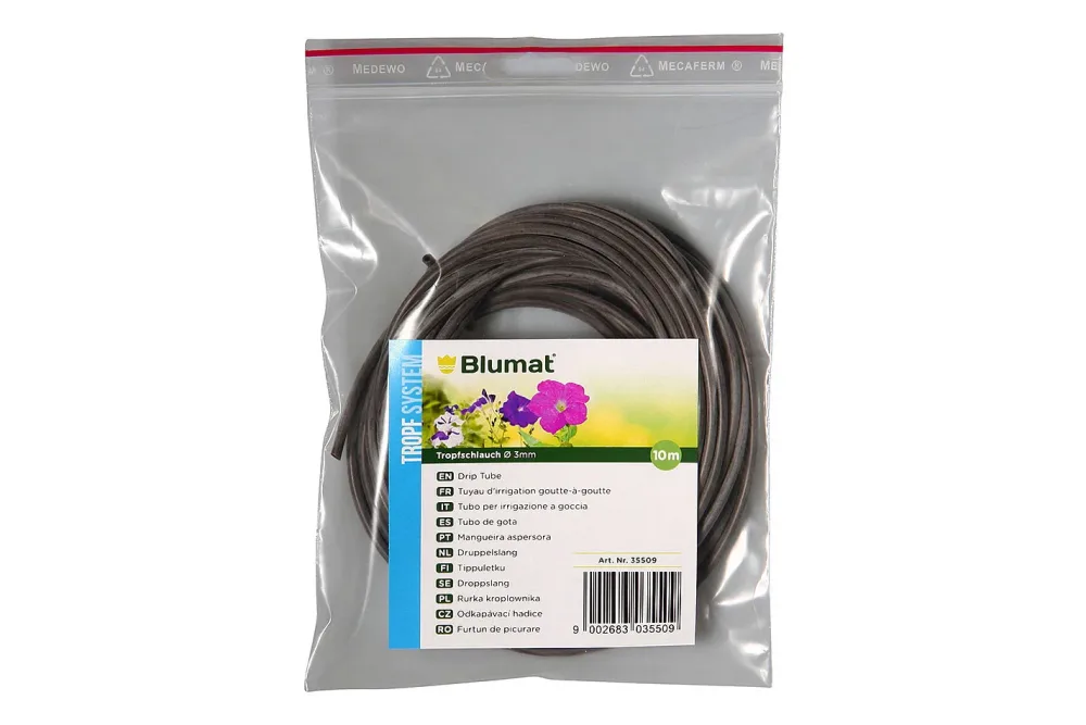 Blumat Tropf- und Zufuhrschlauch 3 mm | 10 m