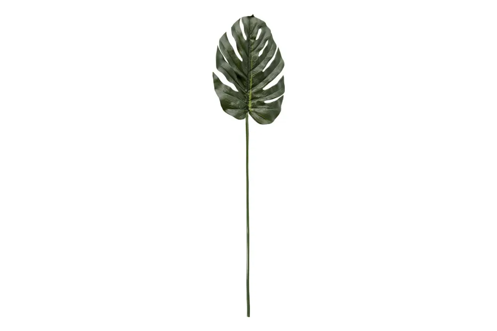 Monstera Einzelblatt grün 88cm
