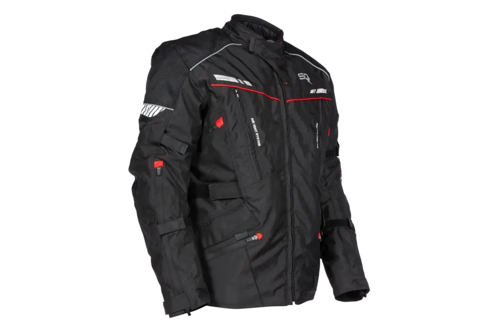 SQ Motorradjacke Voyager Schwarz | L