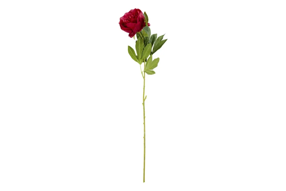 Mica Künstliche Pfingstrose Rot | 76 cm