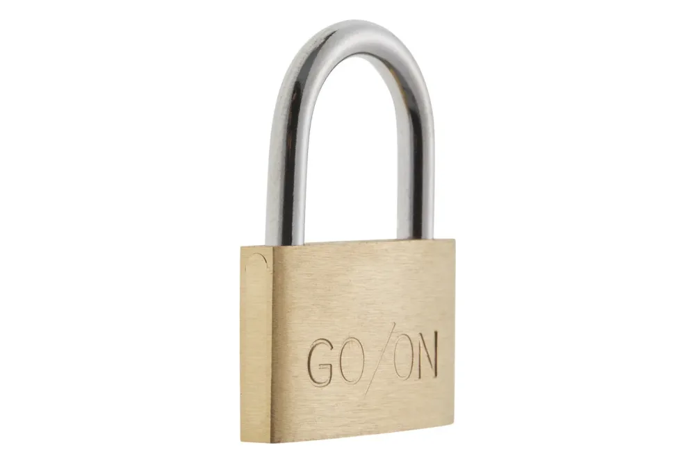 Go On Vorhängeschloss Messing | 40mm