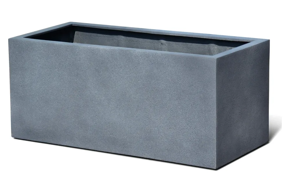 Jardin Royal Pflanzkasten Ibiza | Bleigrau | 100 × 45 × 45 cm | 192 l
