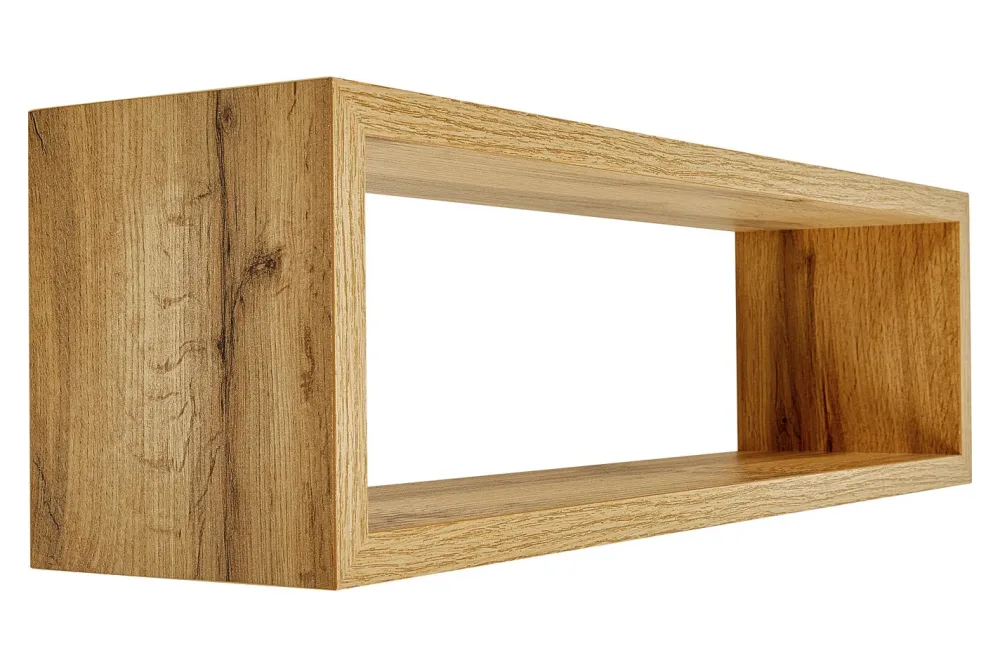 Dekoregal Cube Chany Eiche | 59 × 15 × 17 cm