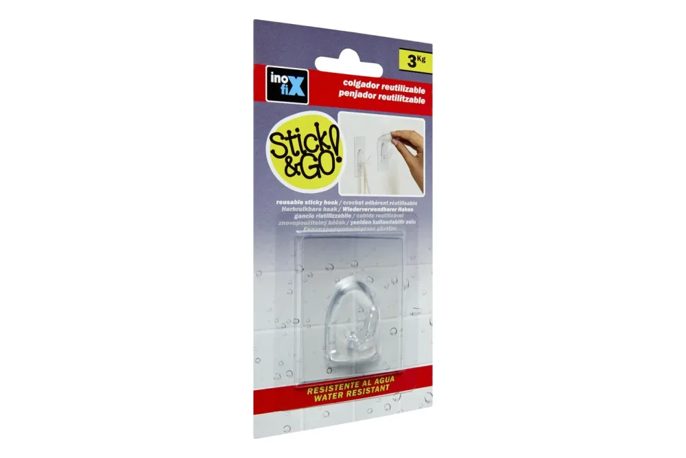 Klebehaken Wiederverwendbar Trans | 3 kg