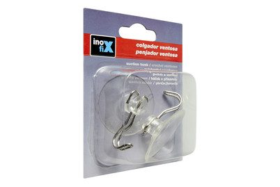 Inofix Saughaken Chrom | 2 Stück