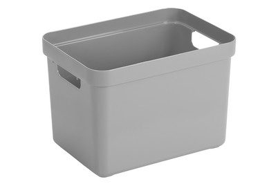Sigma Box Home Hellgrau | 35.2 × 25.3 × 24.3 cm | 18 l