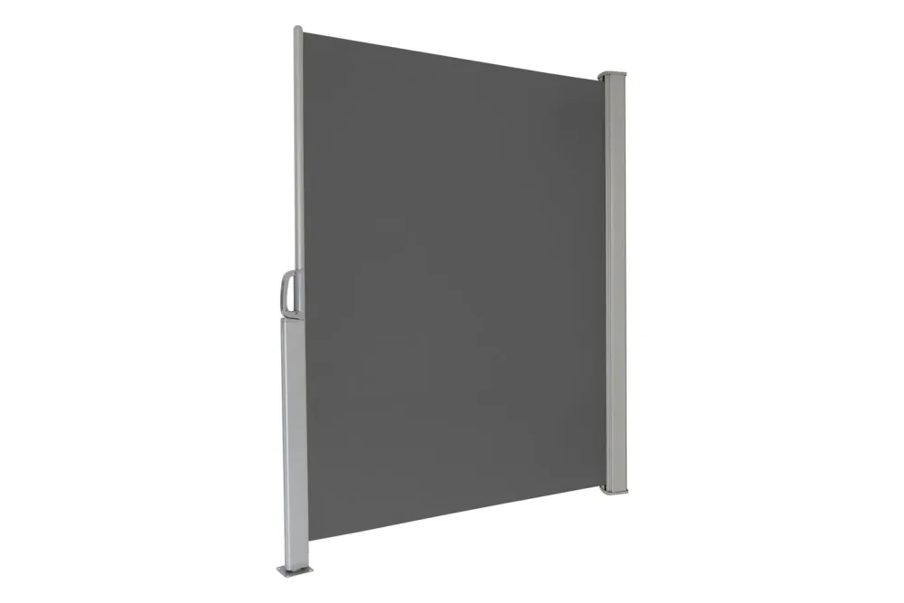 Home and More Sichtschutz-Rollo Almeria Grau | 3.5 × 1.8 m