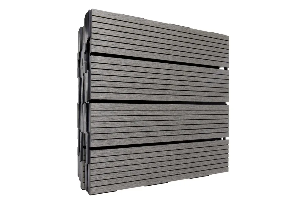 Mood Klickfliese HPC Solid Dark Grey | 30 × 30 cm | 6 Stück | 0.54 m2
