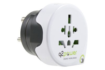 Q2 Power 1.100240 Reiseadapter Welt nach Indien