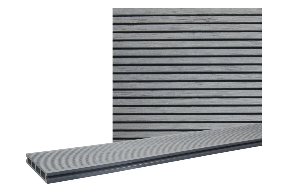 Terrassendiele HPC Silver Grey | 2200 × 160 × 25 mm