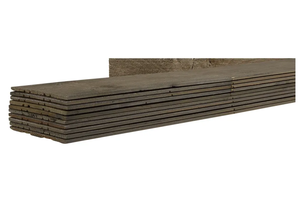 Selbstklebender Holz-Wandbelag C04 Kieselgrau 900x128mm