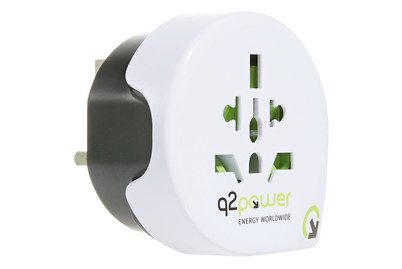 Q2 Power 1.100120 Reiseadapter World to Great Britain