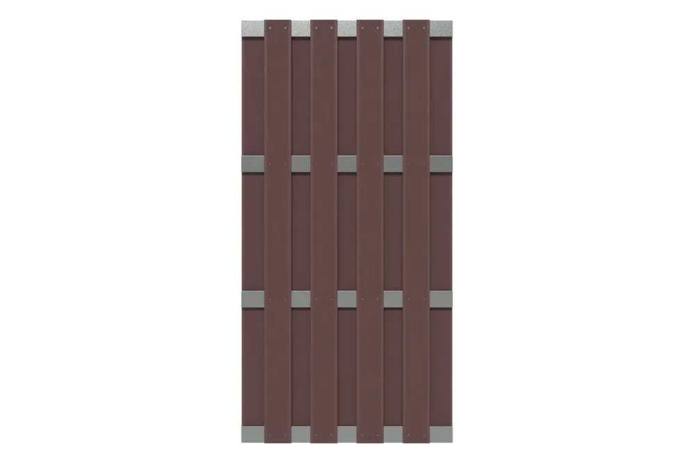 Halbelement Classic HPC Brown 180x90cm
