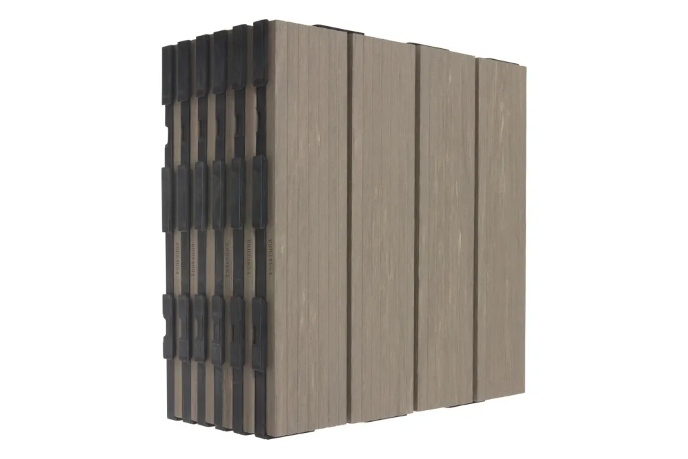 Klickfliese HPC Multi Color Grau | 30 × 30 cm | 6 Stück | 0.54 m2