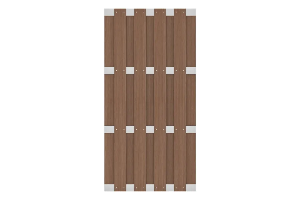 Halbelement CoShield HPC Teak 180x90cm