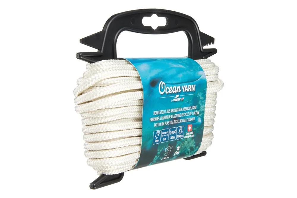 Ocean Yarn Seil Normal Geflochten Weiss | 20 m
