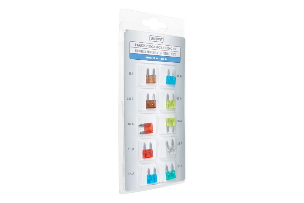 Umove MINI-Flachstecksicherung | SET (12 V) | 10 Stück