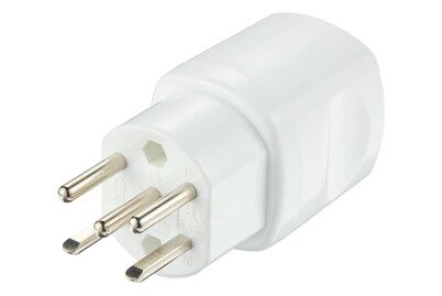 Max Hauri AG 106532 Netzstecker Schweiz Kunststoff 400 V Weiß