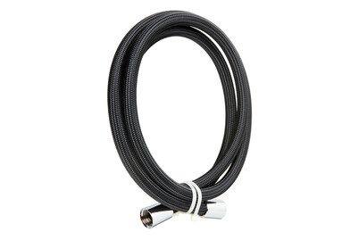 DiAqua Brauseschlauch Chromalux Zero Schwarz | 1.8 m
