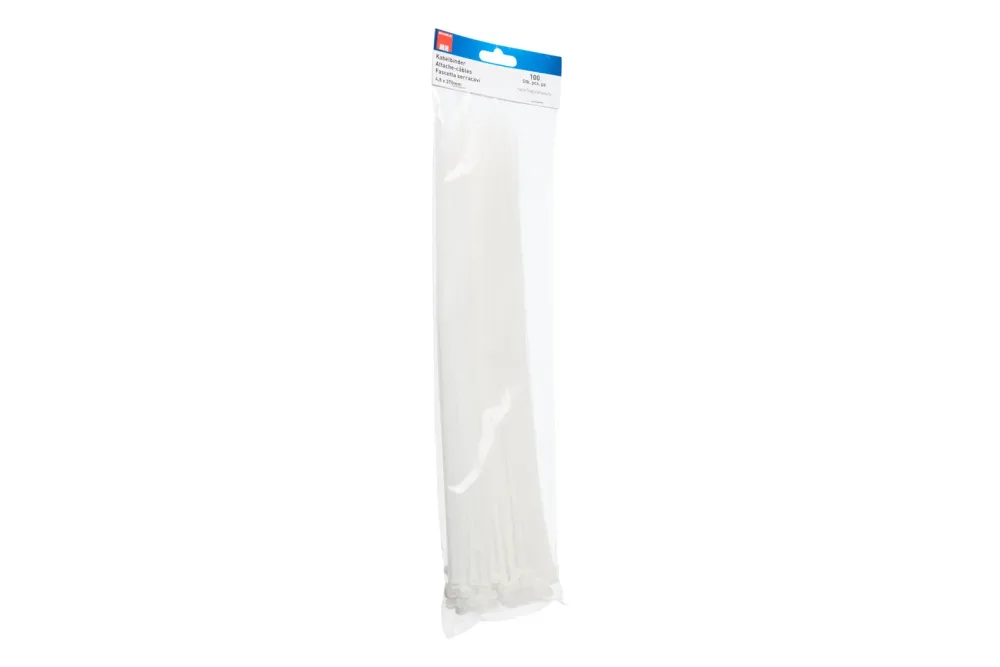 Max Hauri 111627 Kabelbinder 370 mm 4.8 mm Natur 100 St.