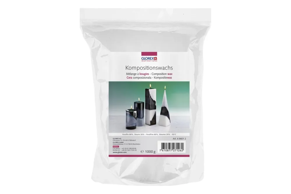 GLOREX Kompositionswachs 1000g 686012 Wachsmischung