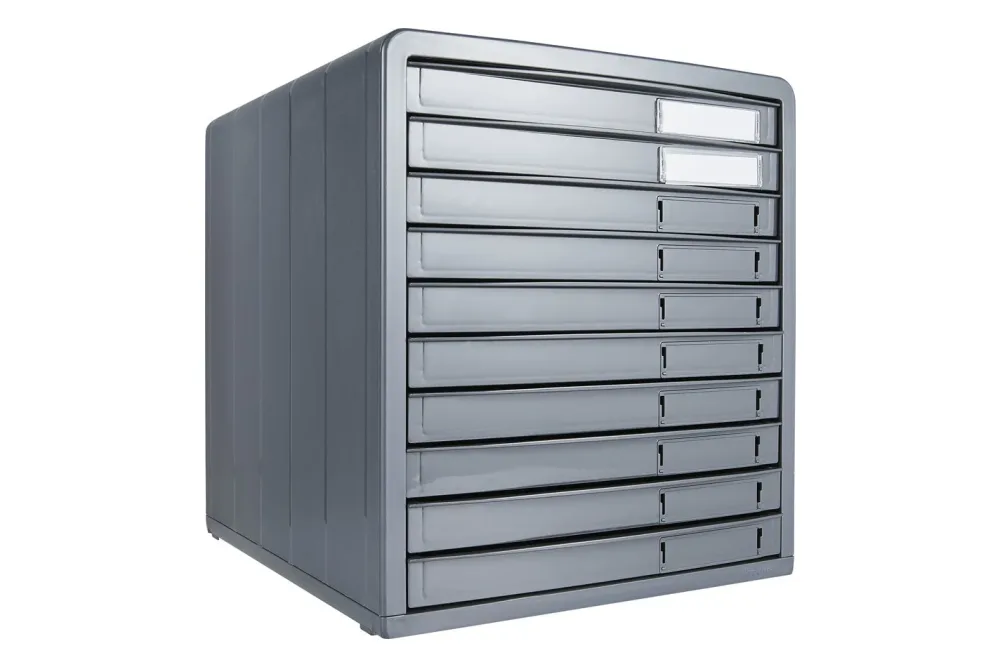Rotho Bürobox Timeless Anthrazit | 32 × 29 × 34.5 cm