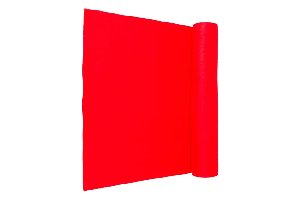 Glorex Bastelfilz Rot | 0.2 × 45 × 250 cm